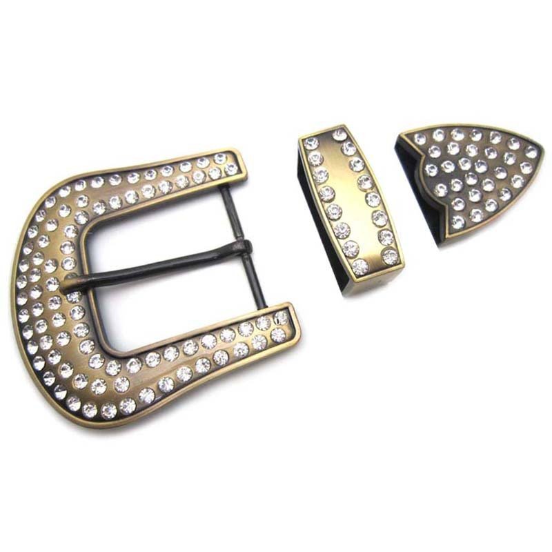 3pcs western buckle set