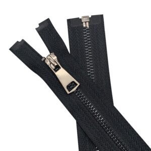 open end metal zipper