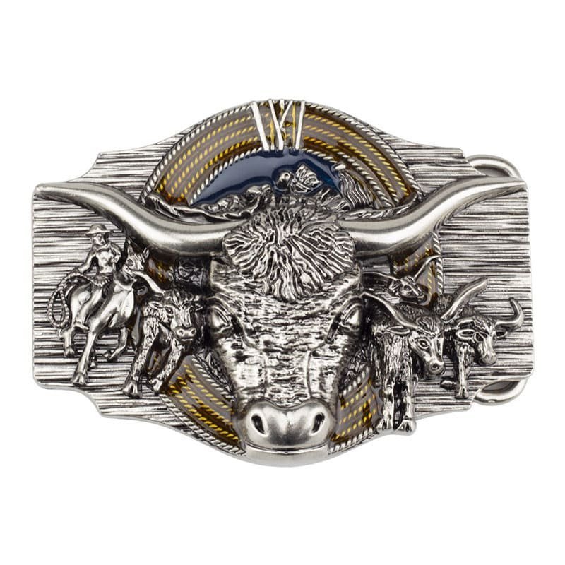 Longhorn bull belt buckle Longhorn bull belt buckle
