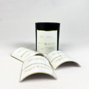 Candle jar metal sticker