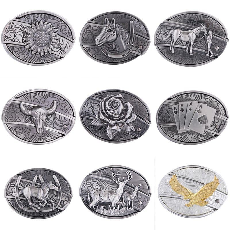 different types of knife buckle