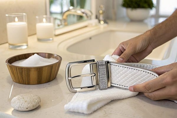 Clean zinc alloy buckle