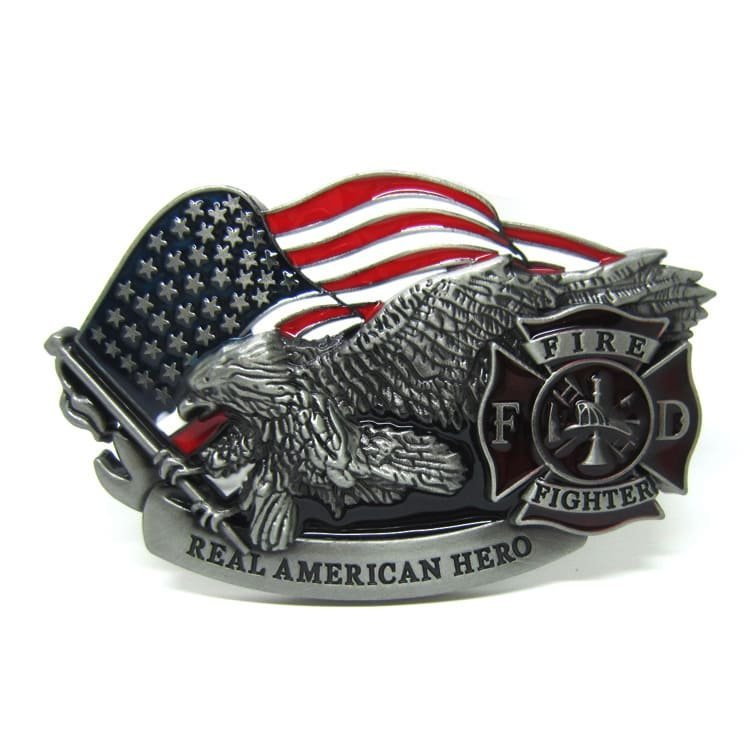 Real American Hero Fire Fight Flag Buckle