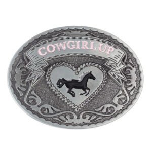 Cowboy belt buckle
