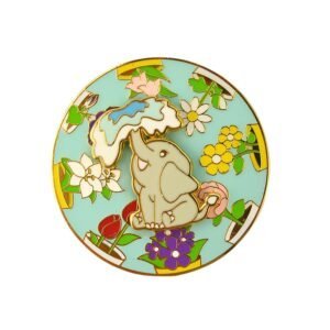Hard enamel metal badge