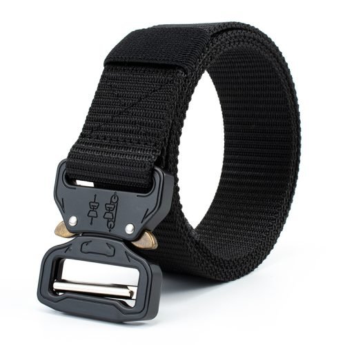 Black Tactical belt quick release