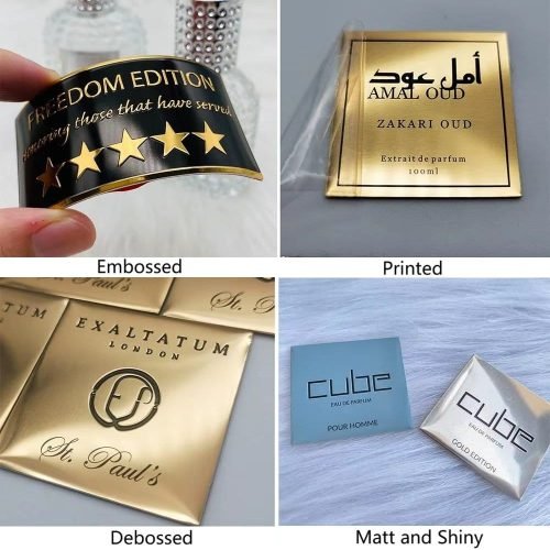 Different logo finishes